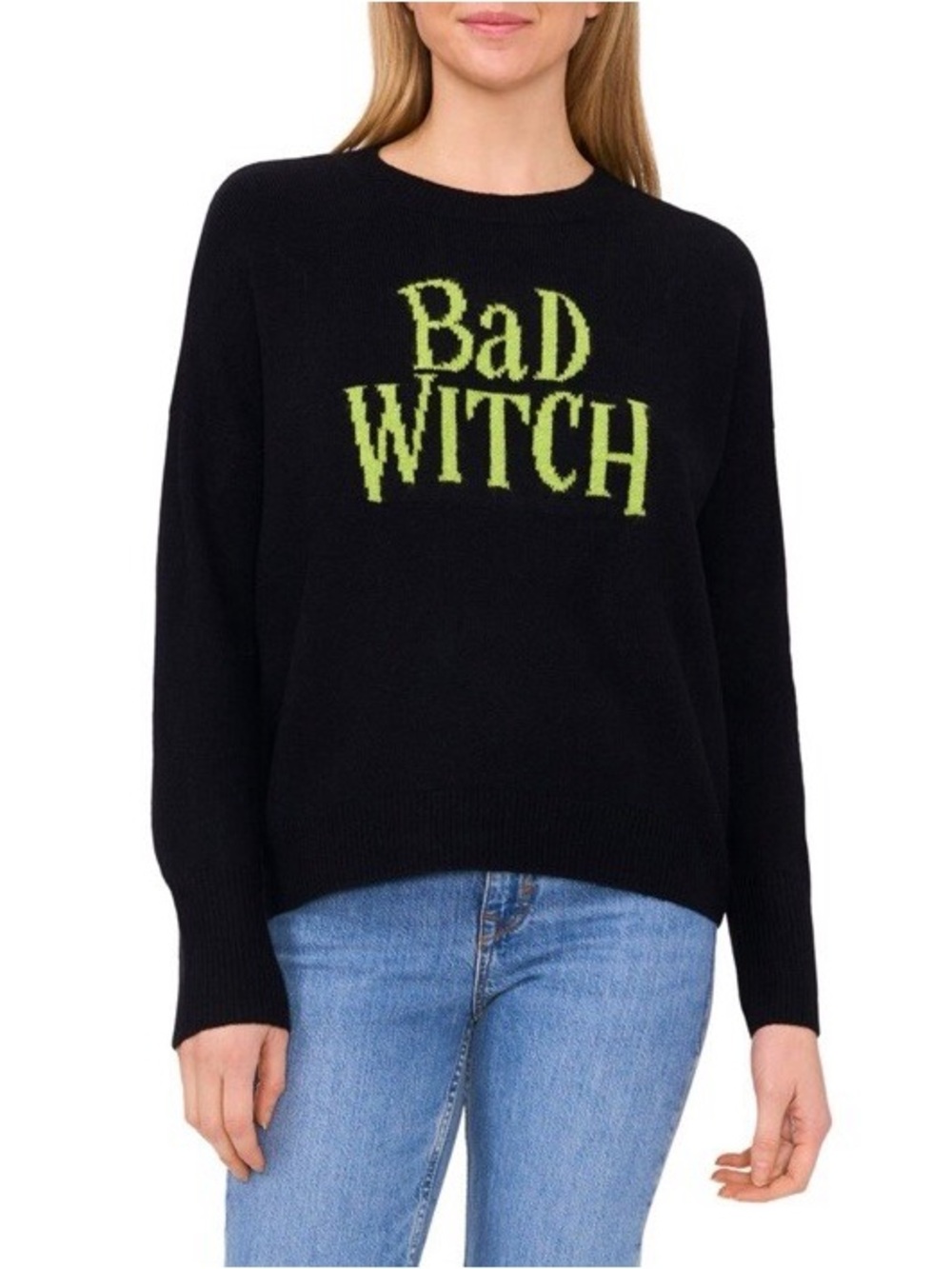 NEW 'Bad Witch' Graphic Crewneck Sweater